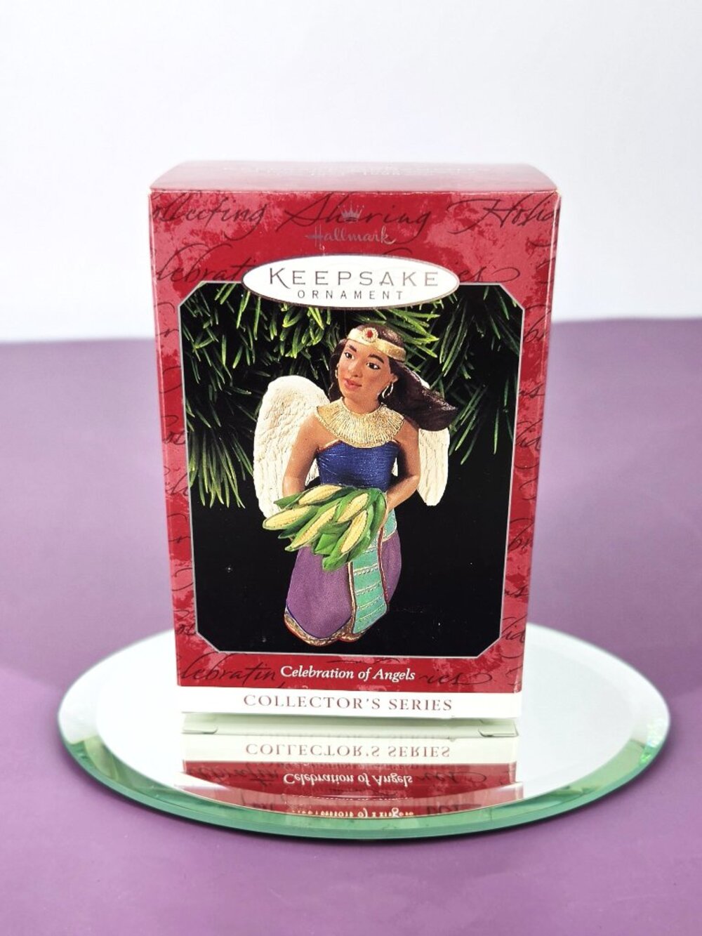 1998 Hallmark Keepsake #4 Celebration of Angels Kwanza Ornament Final Angel NOS